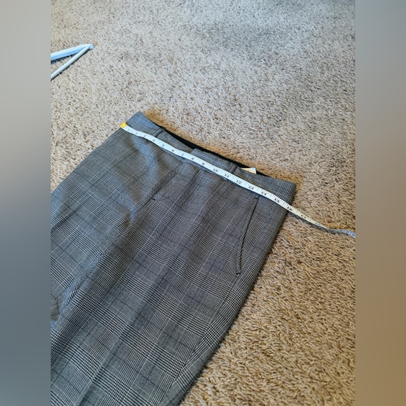 Like new Womens Banana Republic double breasted plaid Suit SET Pants Jacket 2 4 - Picture 12 of 15